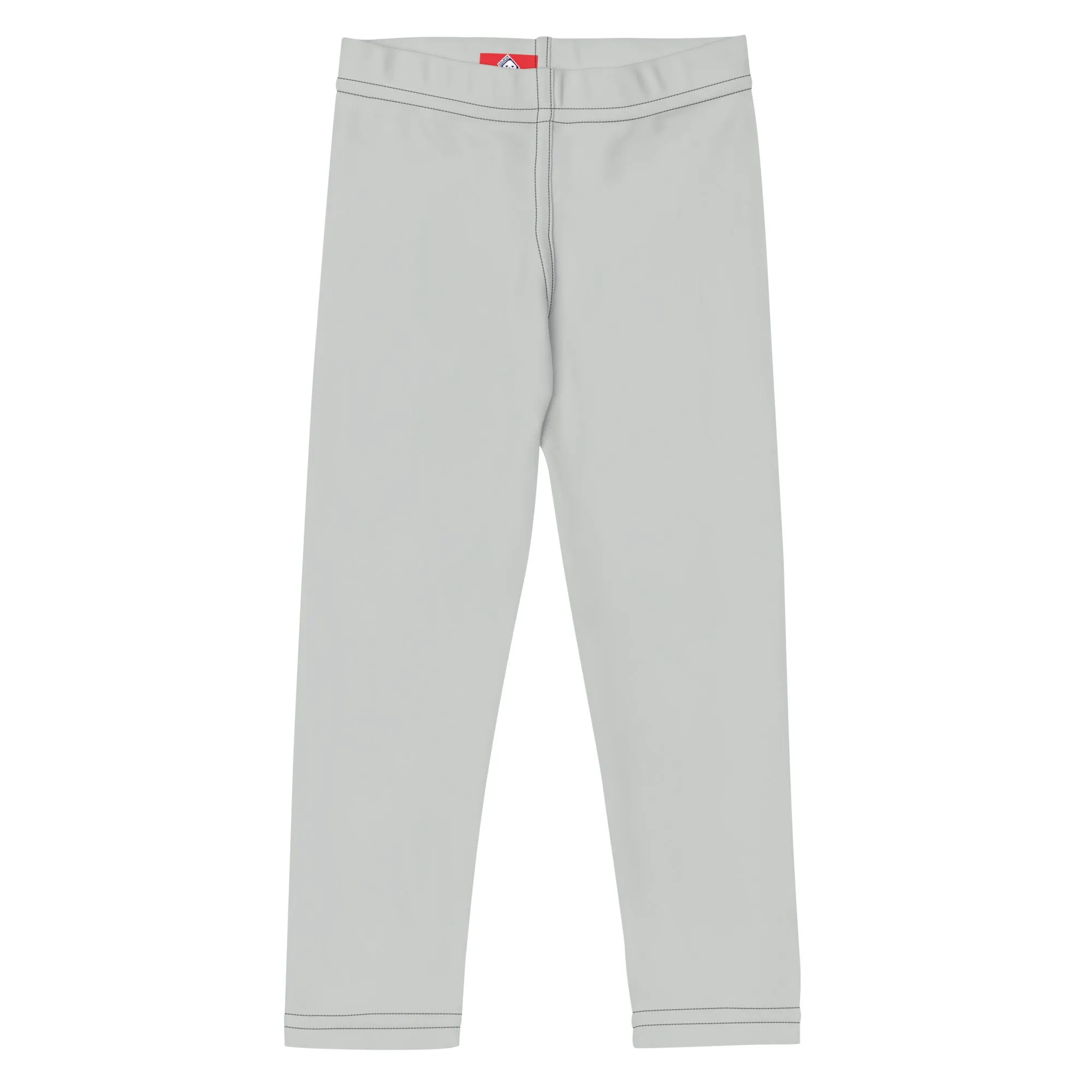 Comfort in Motion: Solid Color Leggings for Active Boys - Smoke