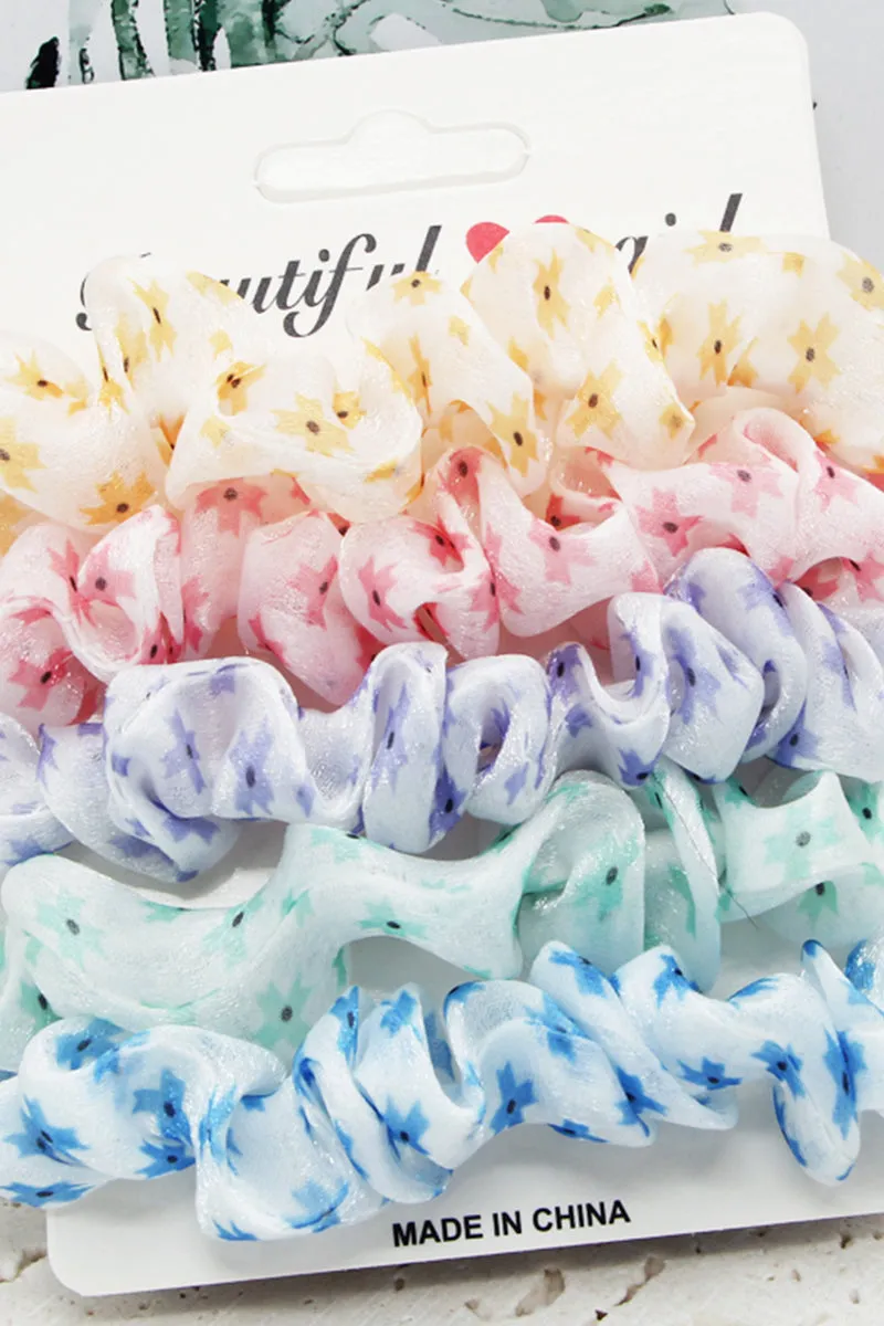 COMFORTABLE SILK HAIR SCRUNCHIES