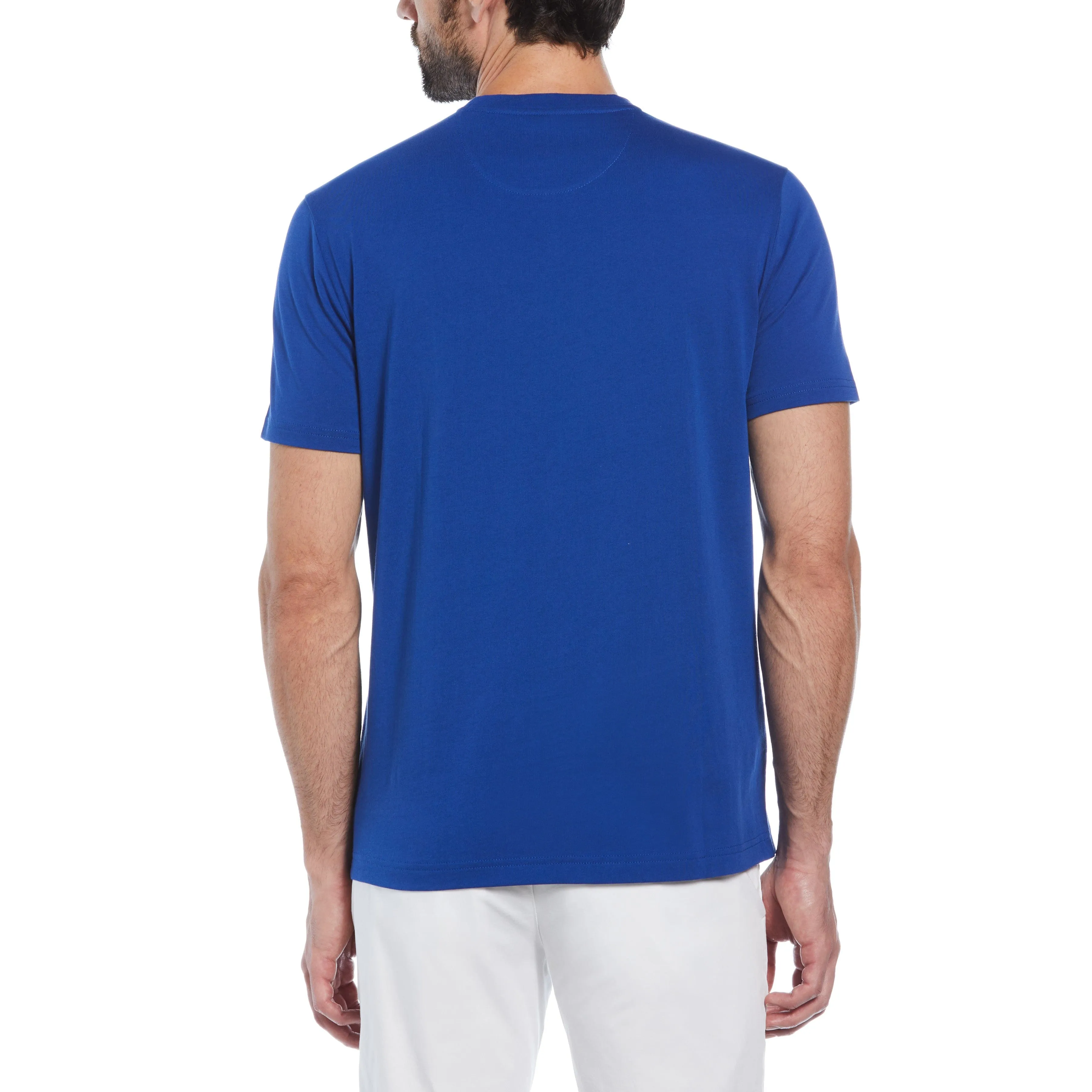 Cotton Jersey Linear Palm Pocket Tee