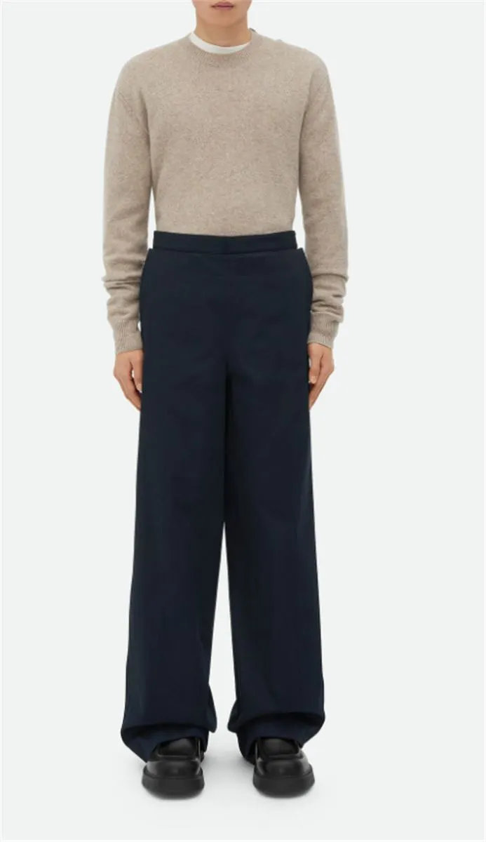 COTTON TWILL TROUSERS