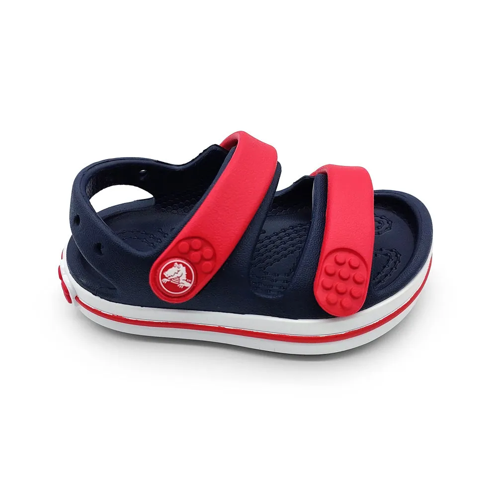 Crocs Toddler 209424-4OT Crocband Cruiser Sandal Navy Varsity Red