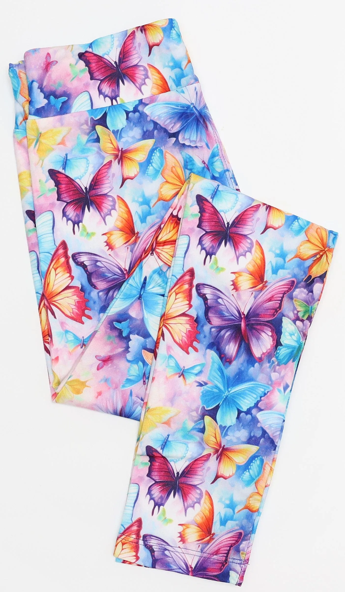 Day Dreams Brilliant Butterflies - Adult & Kids Casual Cloud Soft Yoga Band Leggings