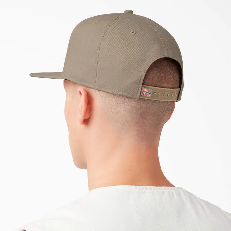 DICKIES Twill Flat Bill Cap - Khaki