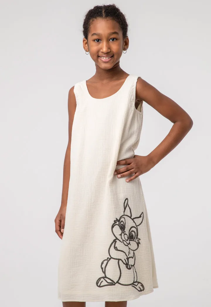 Disney Thumper Printed Viscose Dress