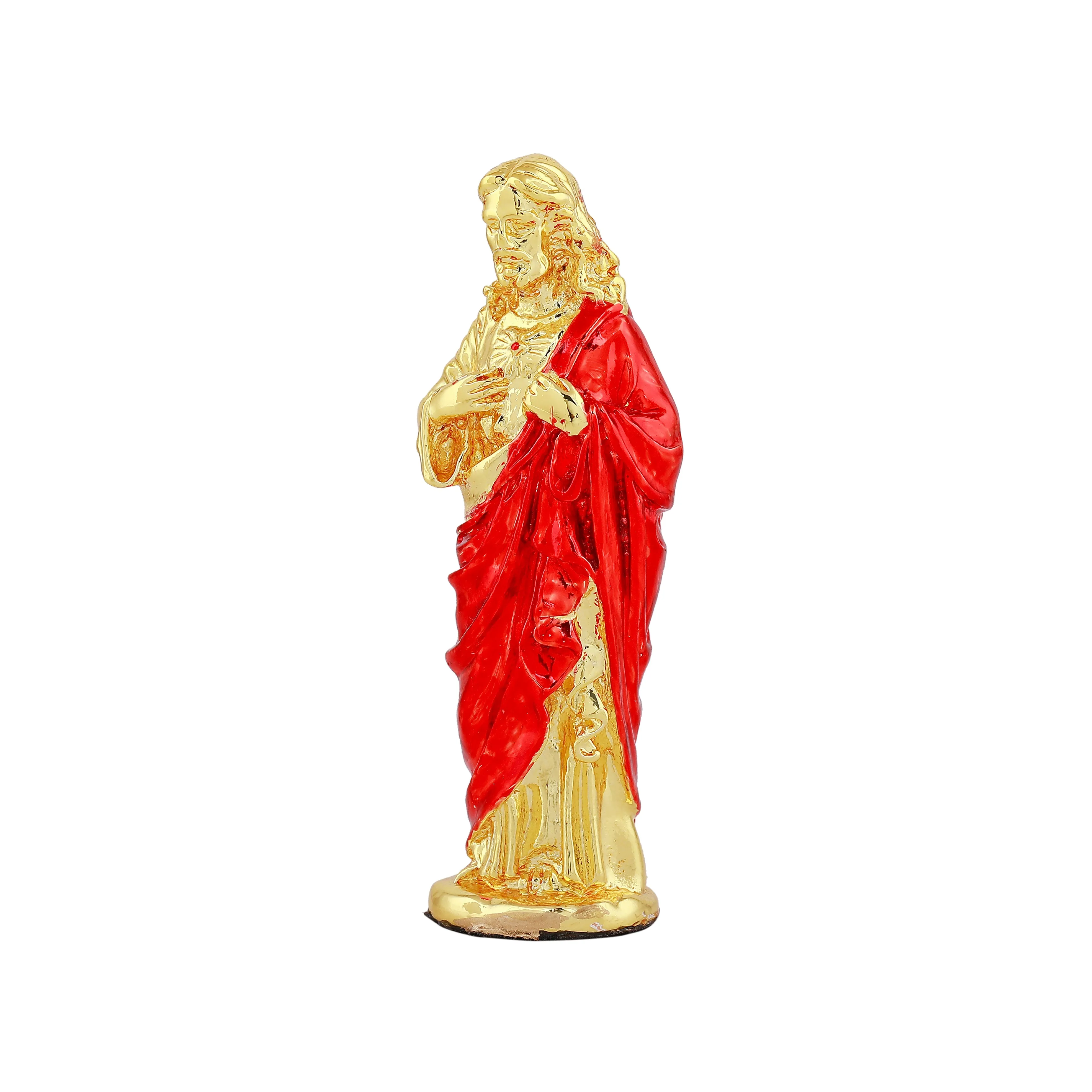 Estele Gold Plated Almighty Jesus Christ Idol with Enamel Color