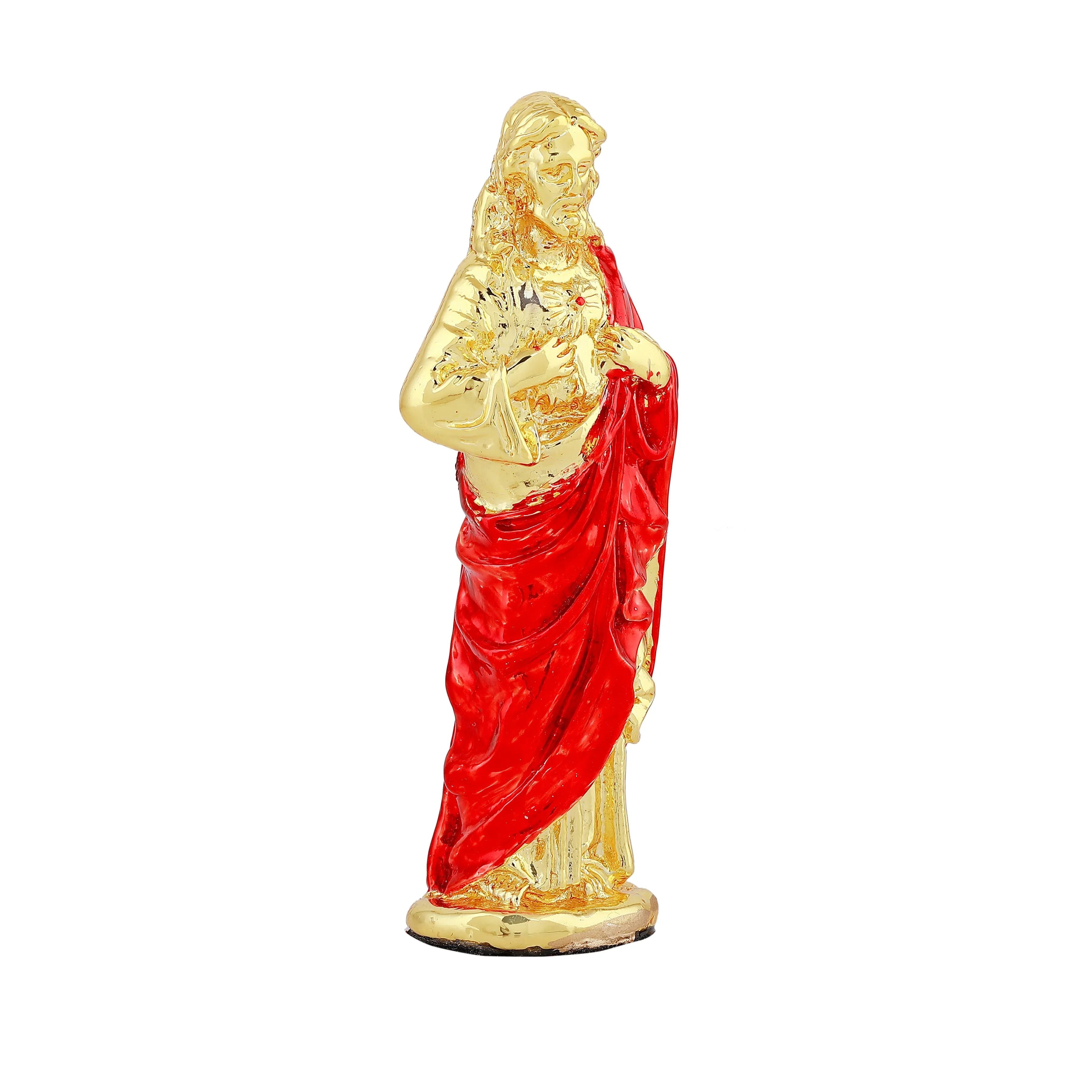 Estele Gold Plated Almighty Jesus Christ Idol with Enamel Color