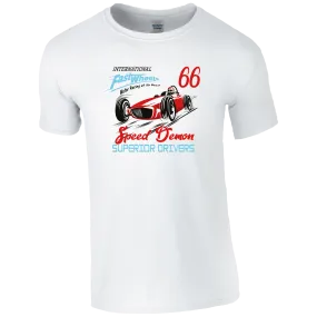 Fast wheels 66 Speed Demon Racing T-shirt