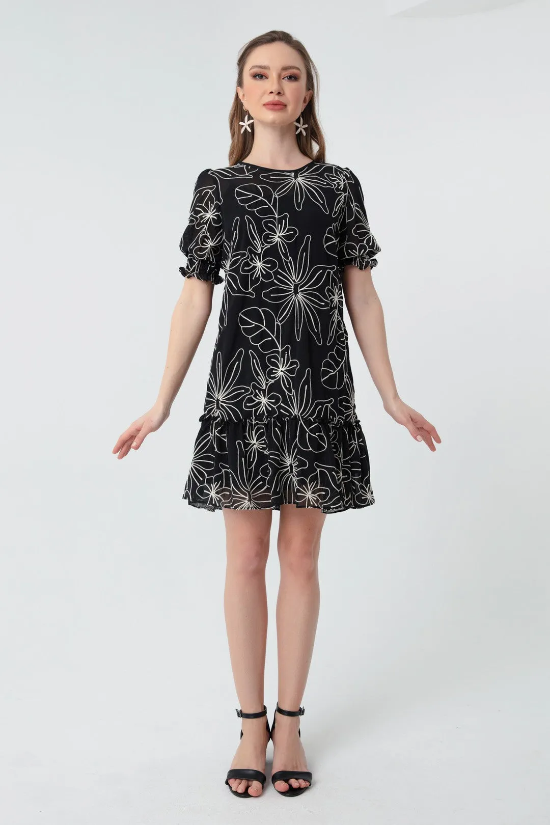 Female Skirt End Mini Dress With Flywheel