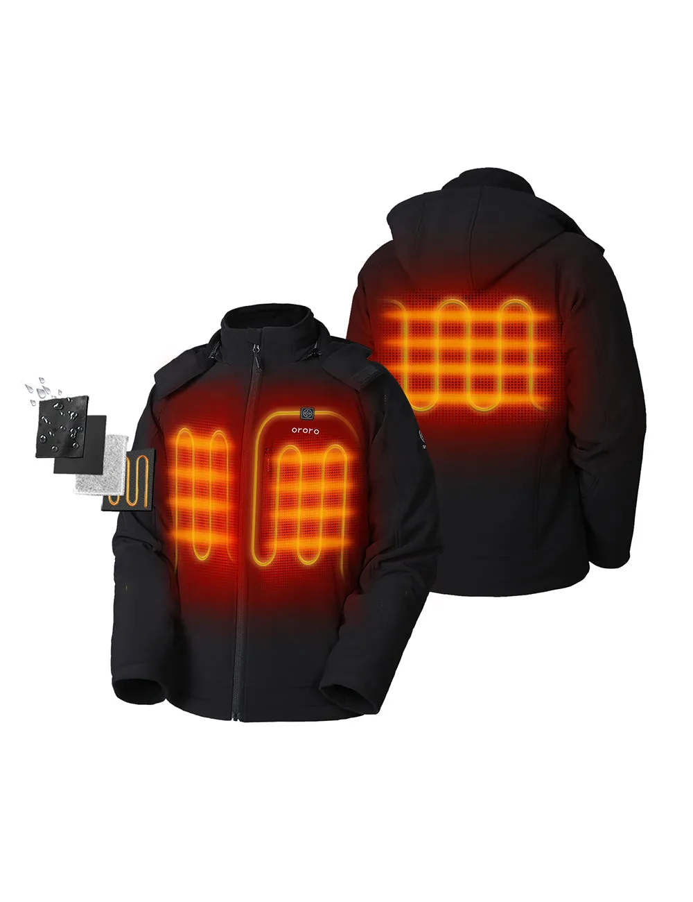 Final Sale - Men's Classic Heated Jacket with B19G Battery Set