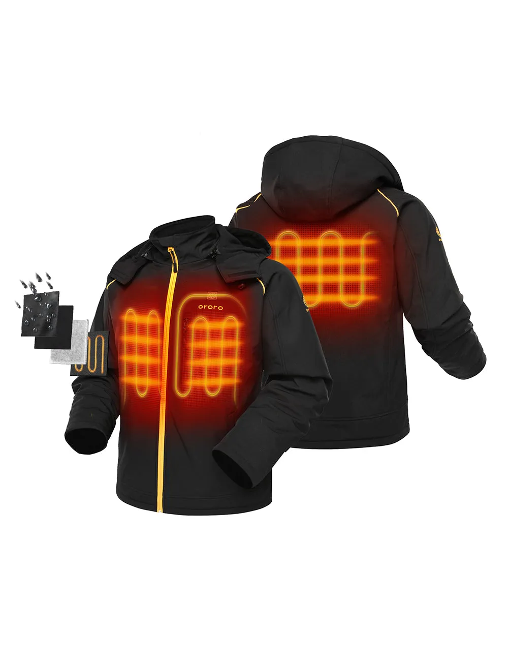 Final Sale - Men's Classic Heated Jacket with B19G Battery Set