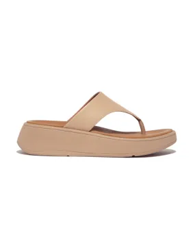 Fitflop Lulu Leather Toe Post Latte Beige