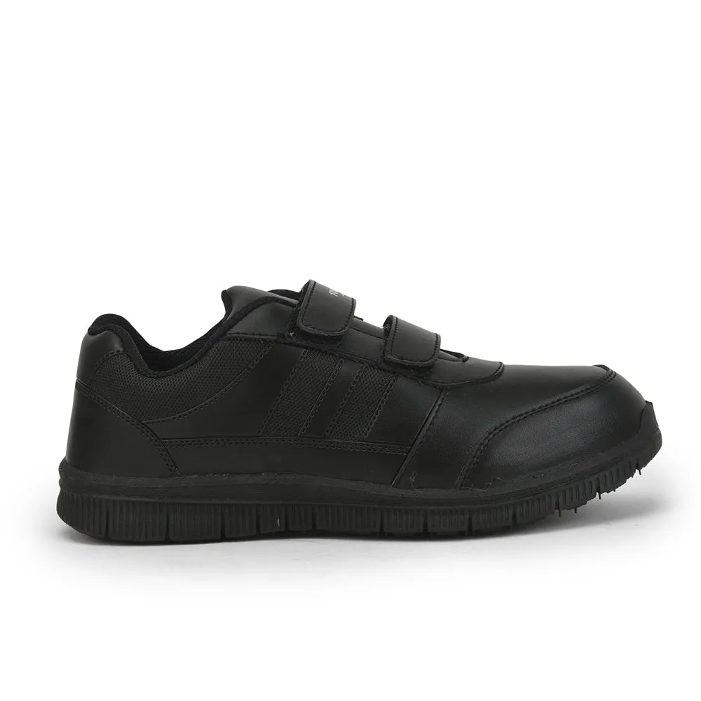 Force 10 By Liberty Kids GOLA-SCHV Black School Non Lacing Shoes