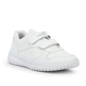 Force 10 School Non Lacing Shoes For Kids (White) SKOLPRO-V By Liberty