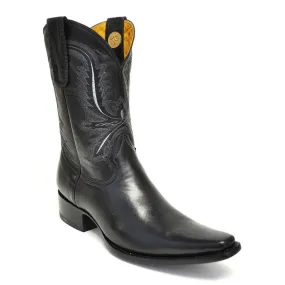 Gavel Men's Abasolo Goat Spanish Toe Boots - Black