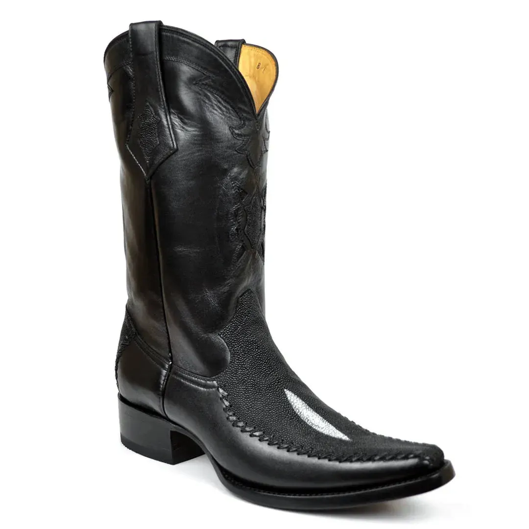 Gavel Men's Alex Stingray Spanish Toe Boots - Black