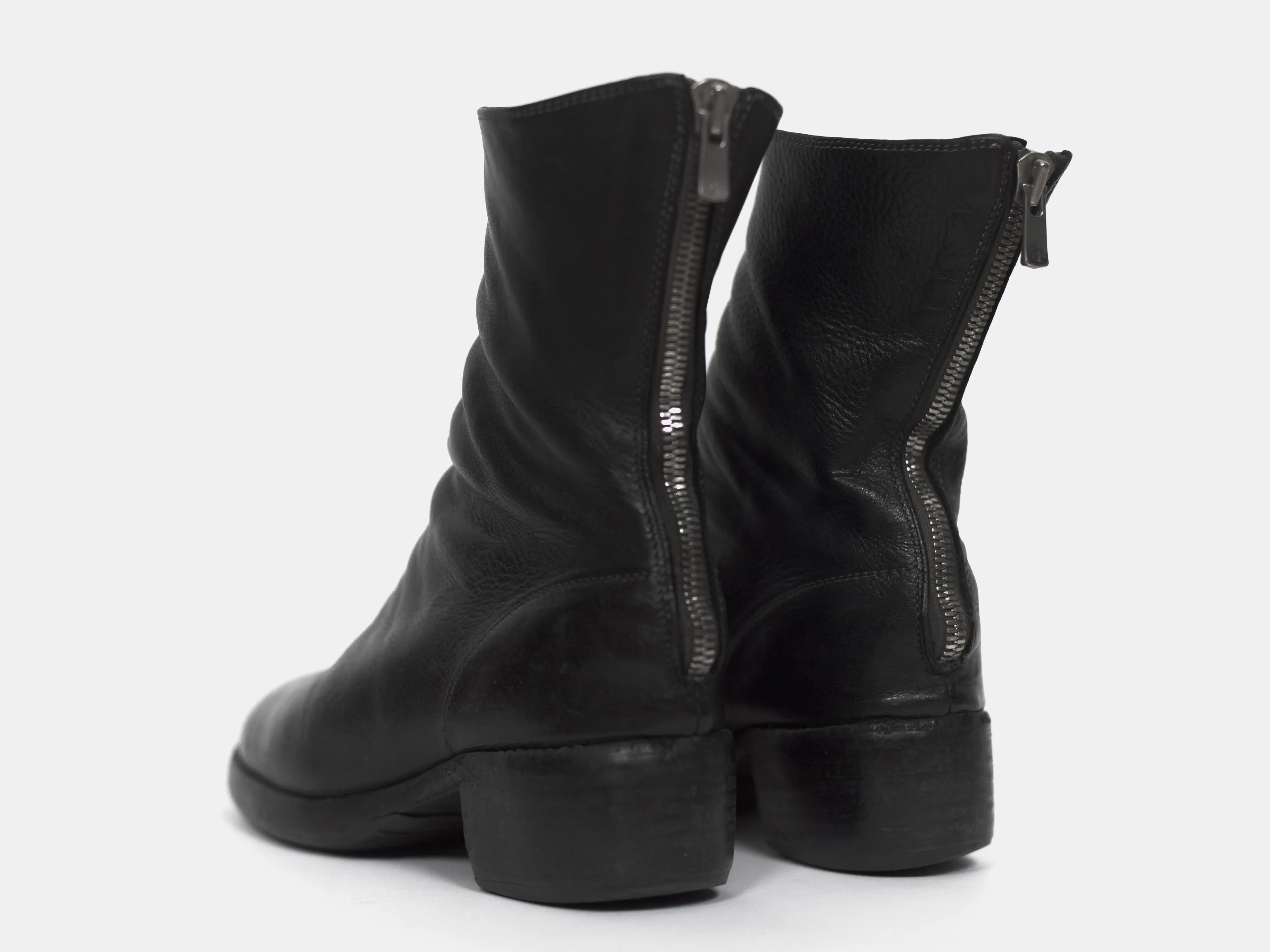 Guidi 788Z Stacked Heel Backzip Boots