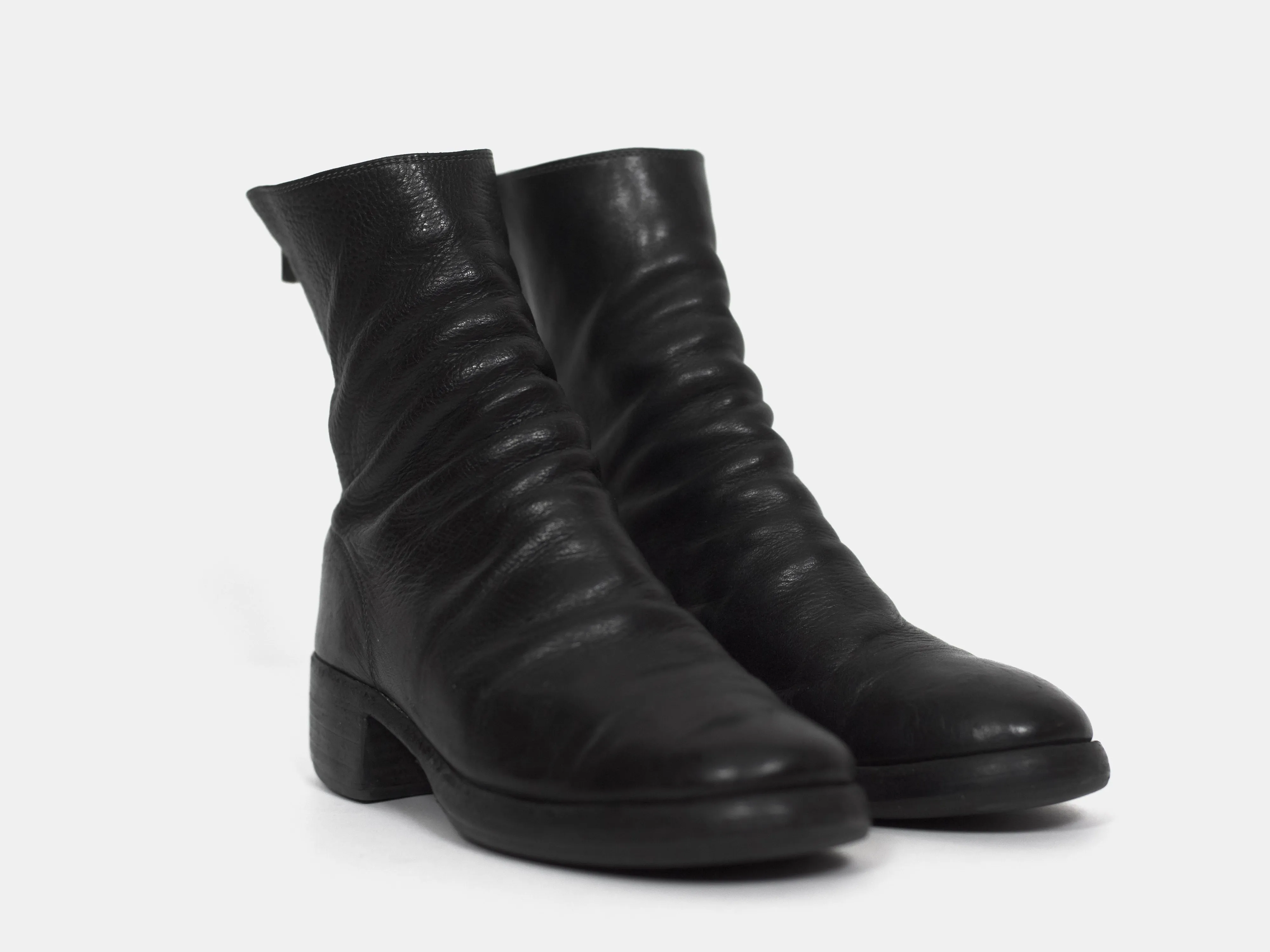 Guidi 788Z Stacked Heel Backzip Boots