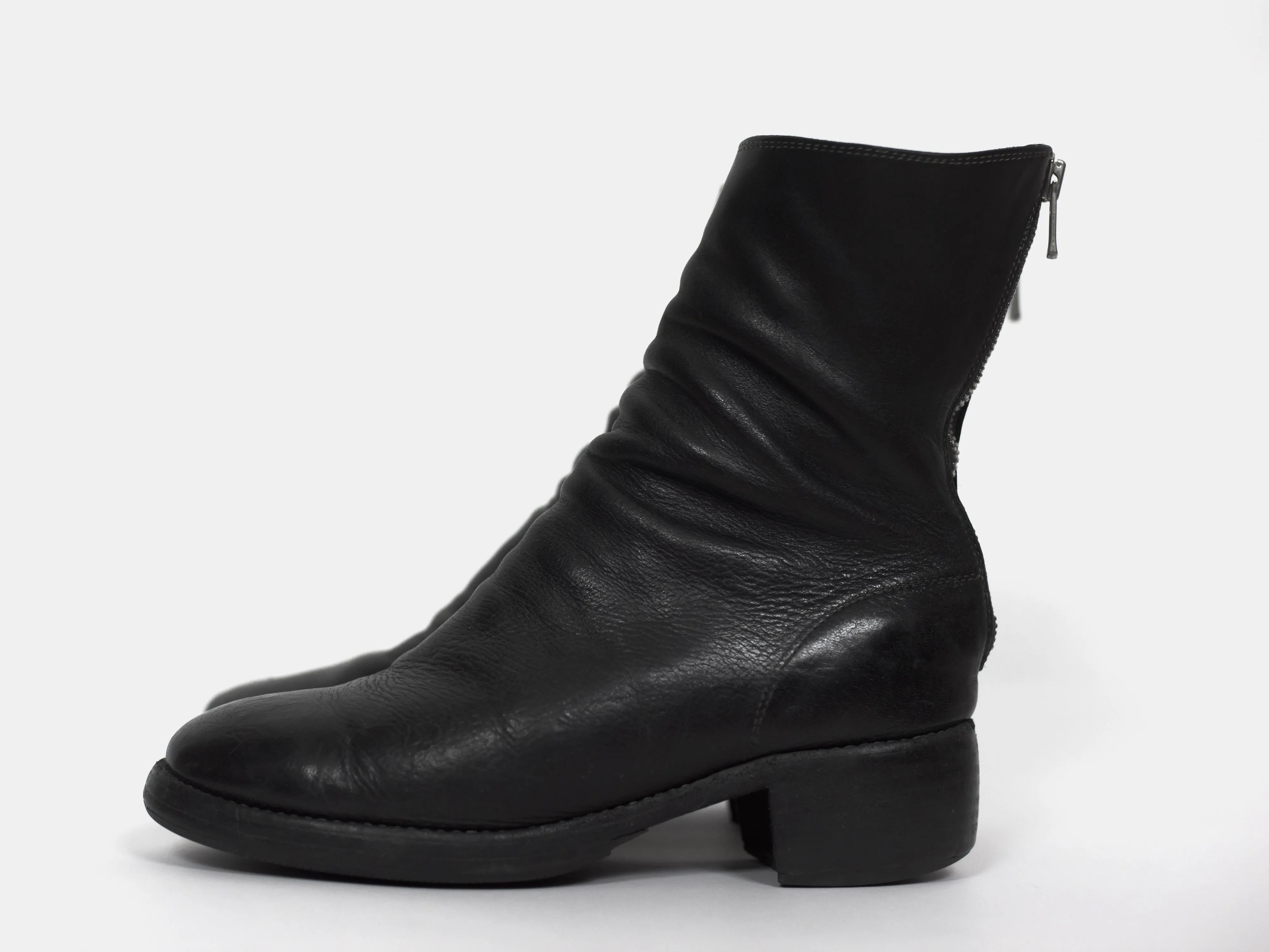 Guidi 788Z Stacked Heel Backzip Boots