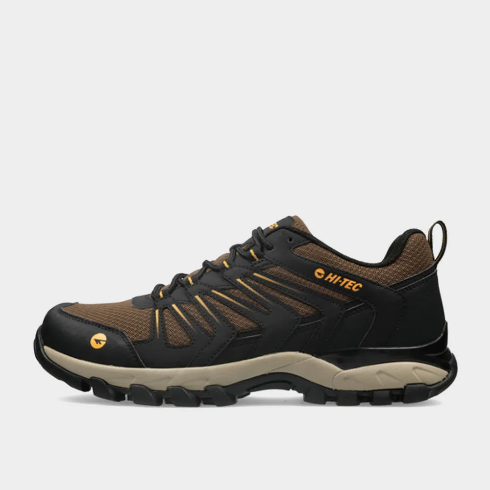 Hi-Tec Mens Grand Paradiso Low Outdoor Sneaker Brown/Black _ 182646 _ Brown