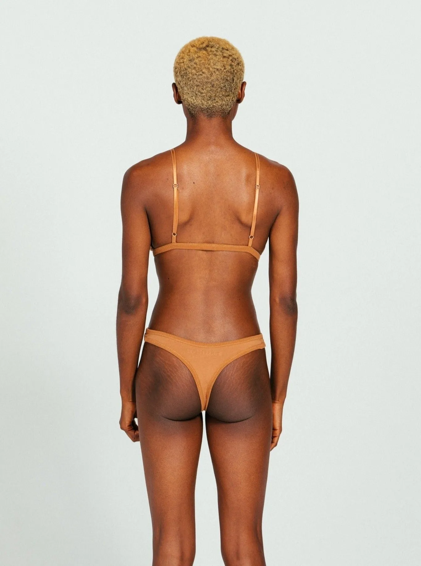 High Rise Thong - Camel