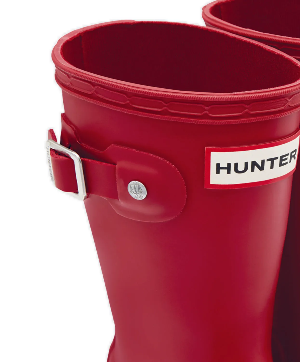 Hunter Original Juniors Military Red Wellington Boots