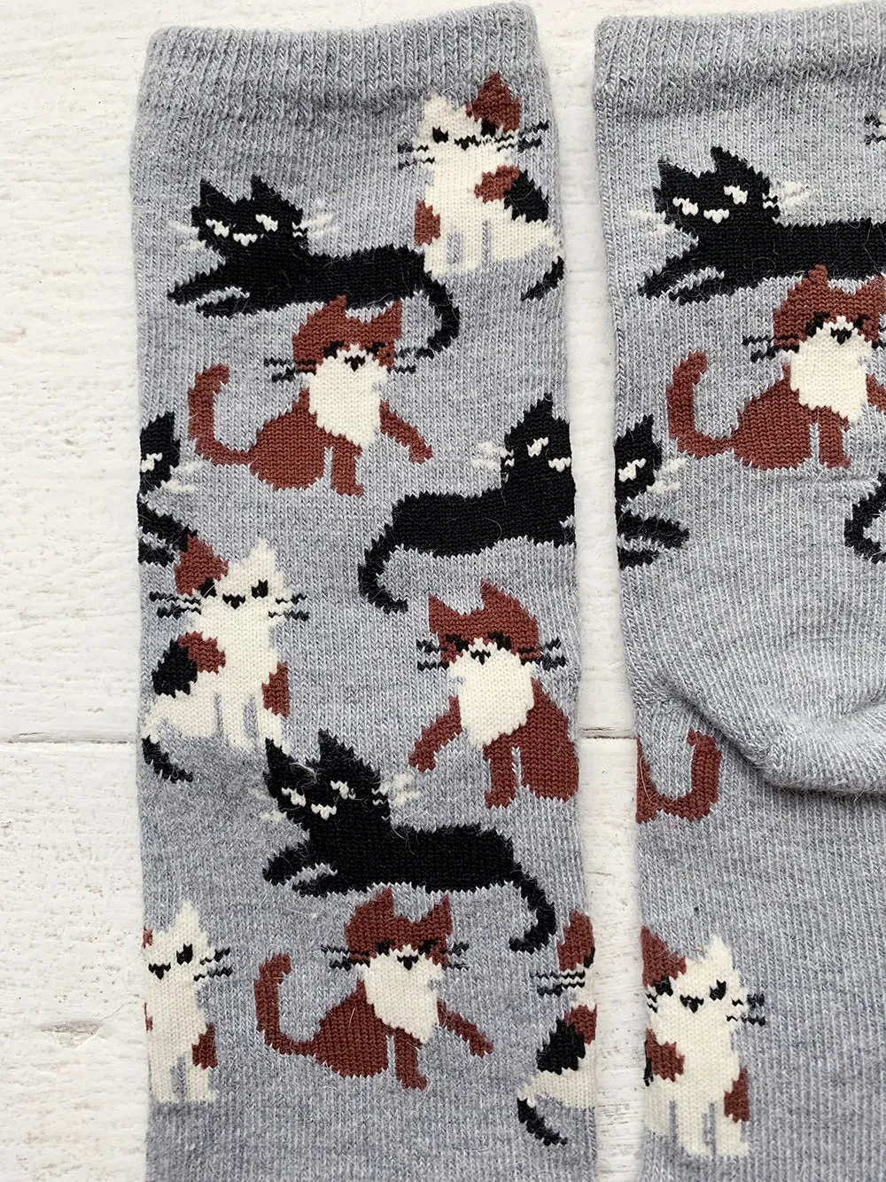 Japanese Tabi Socks | Cats (Wool)