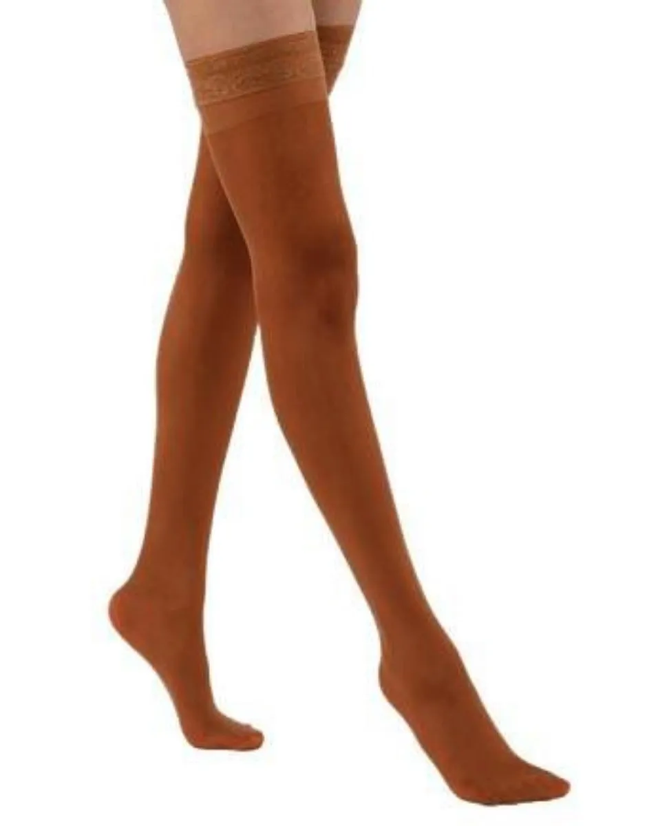 Juzo Naturally Sheer Thigh Highs 20-30 mmHg Closed Toe