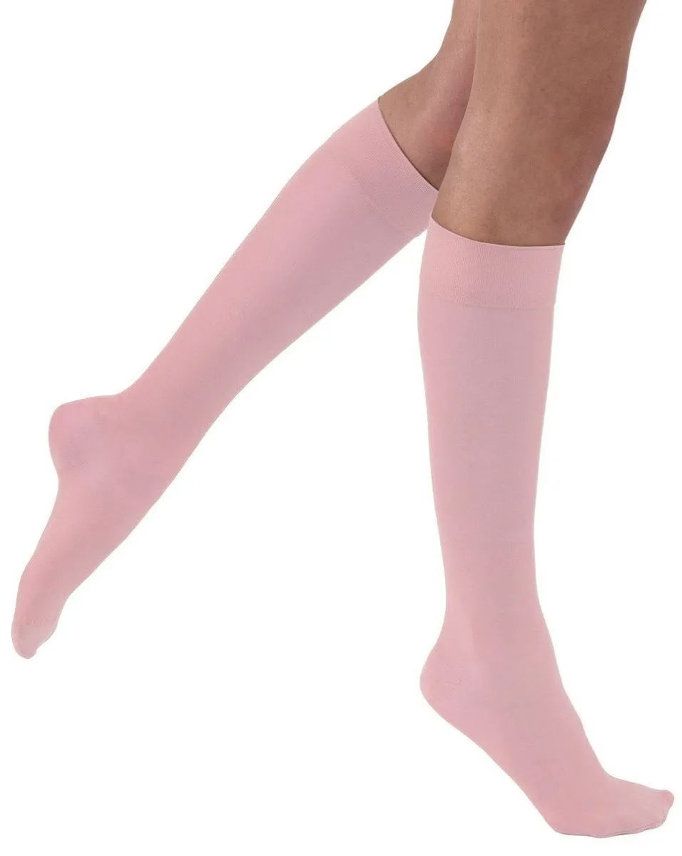 Juzo Soft 2001 Closed Toe Knee Highs w/ Silicone Top Band 20-30 mmHg