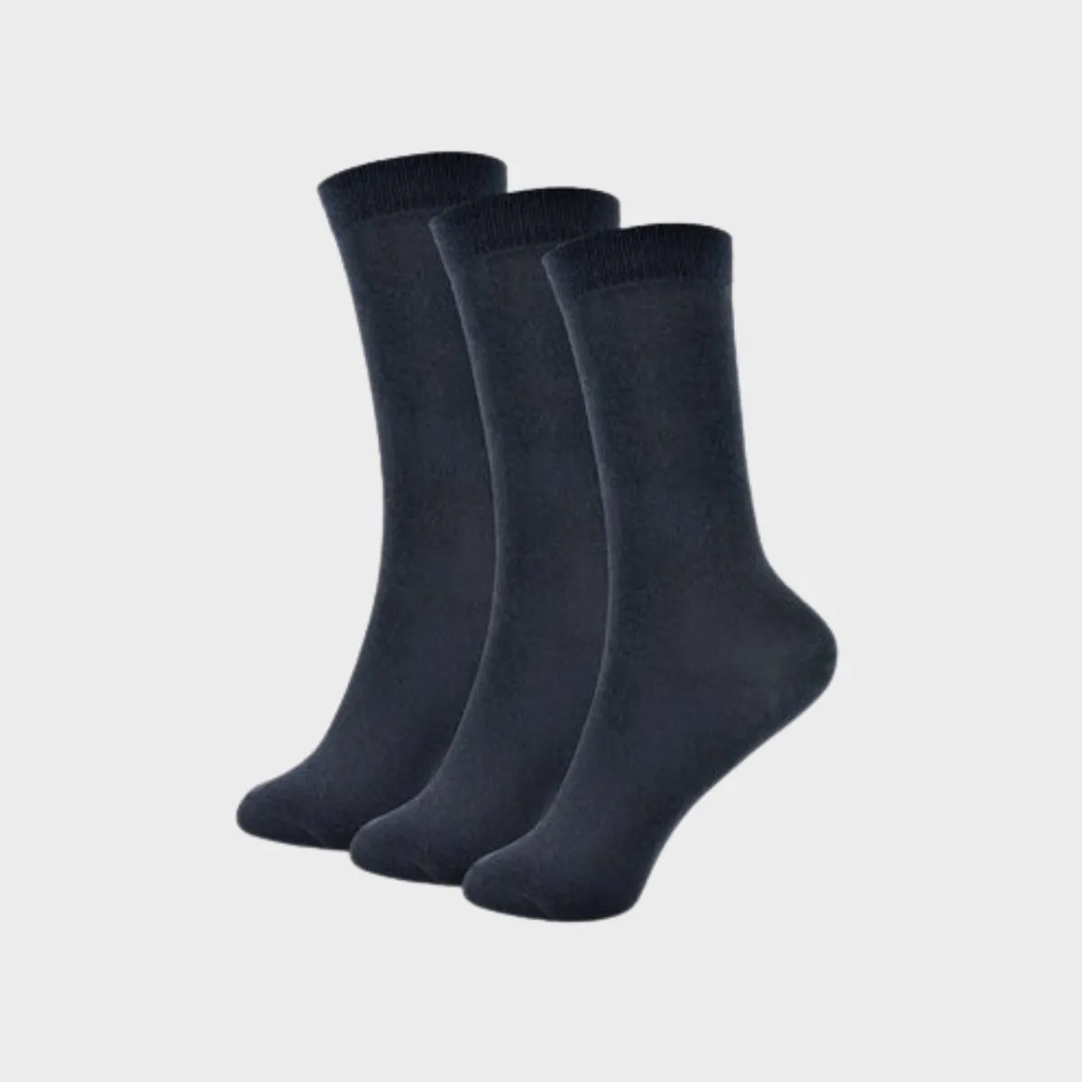 Kids 3 Pack Navy Knee High Socks