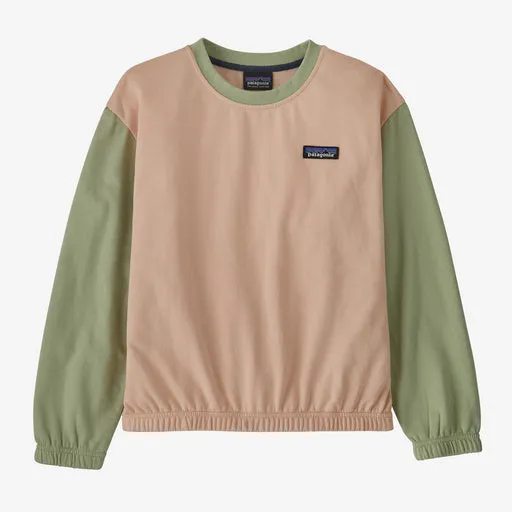 Kid's Patagonia | Girls Organic Cotton Crew Sweatshirt | Antique Pink