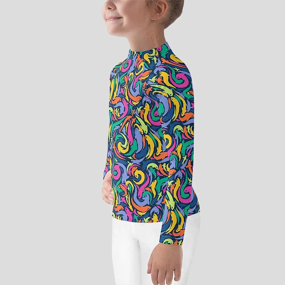 Koi Pond Kids Rash Guard (POD)