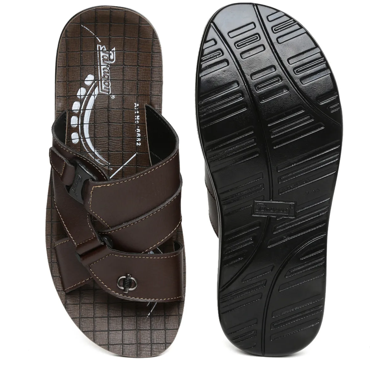 Men's Brown Vertex Flip-Flops