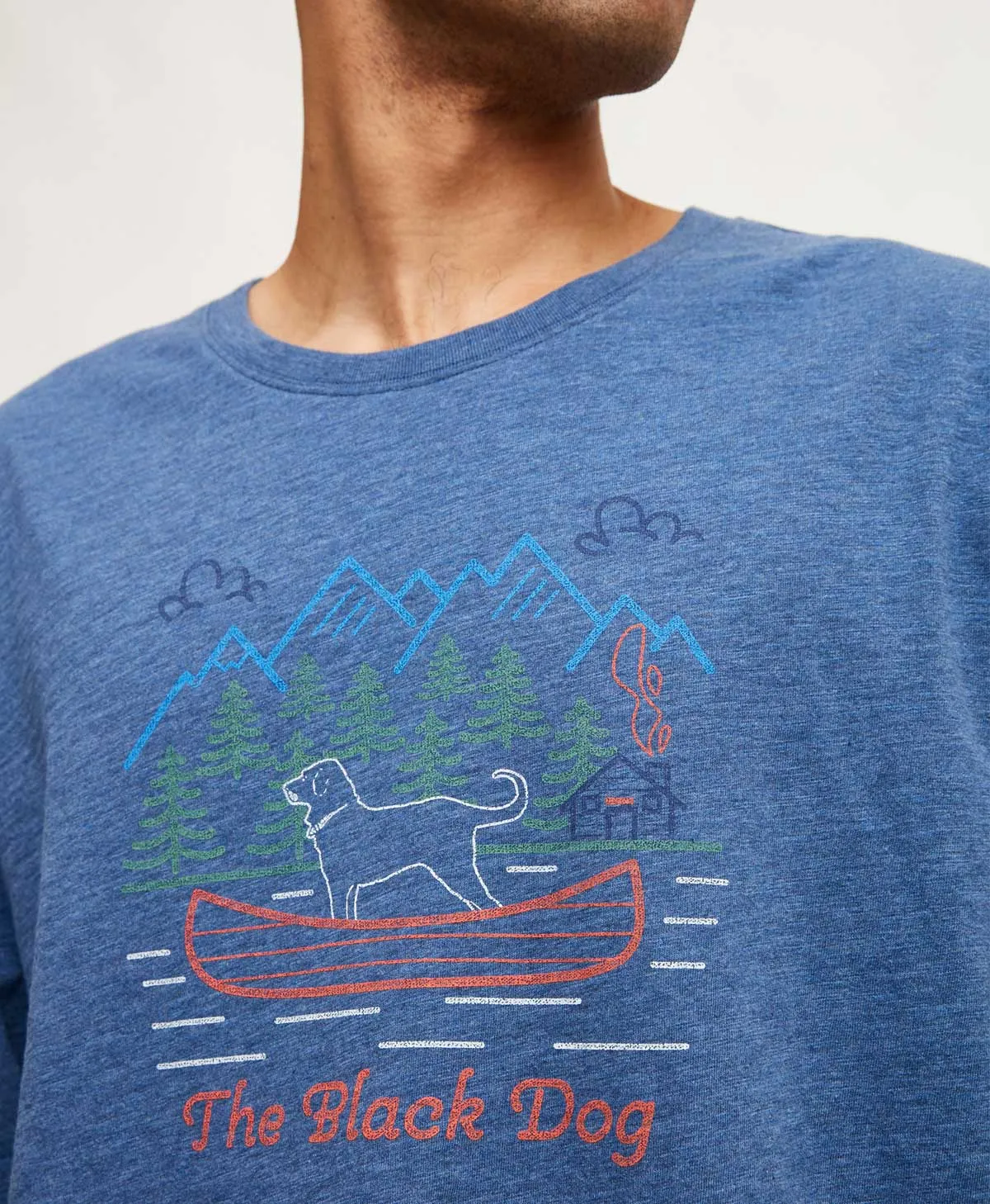 Mens Canoe Longsleeve Tee