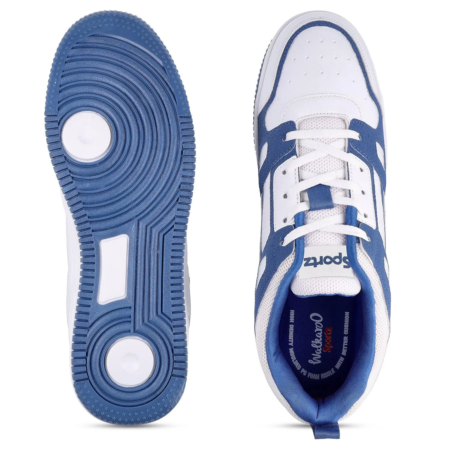 Men's Casual Sneakers - WY3344 White Blue