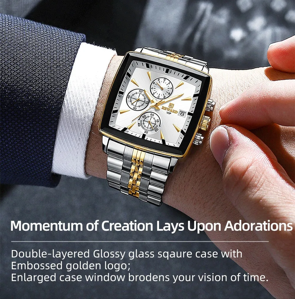 Men's Watches Quartz Luxury Business Luminous Hands Waterproof Watch | RD81100M