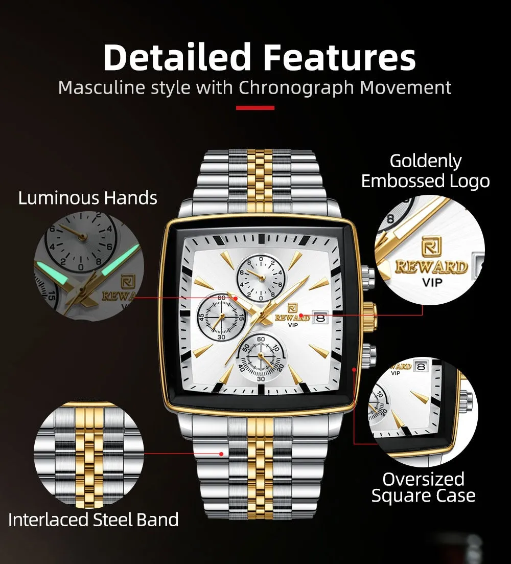 Men's Watches Quartz Luxury Business Luminous Hands Waterproof Watch | RD81100M