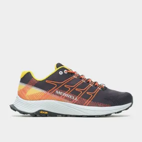 Merrell Mens Moab Flight Trail Running Shoe Black/Orange _ 173521 _ Black