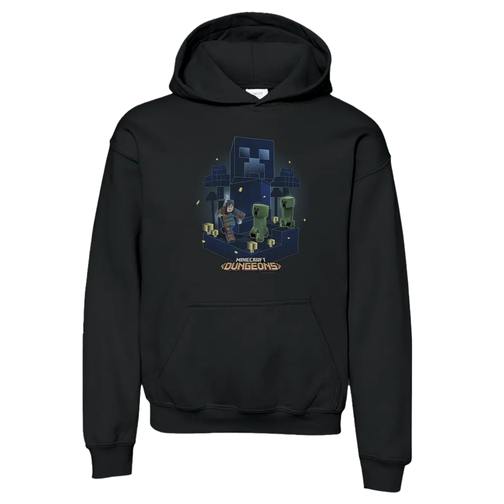 Minecraft Dungeons Creeper Kids Hoodie