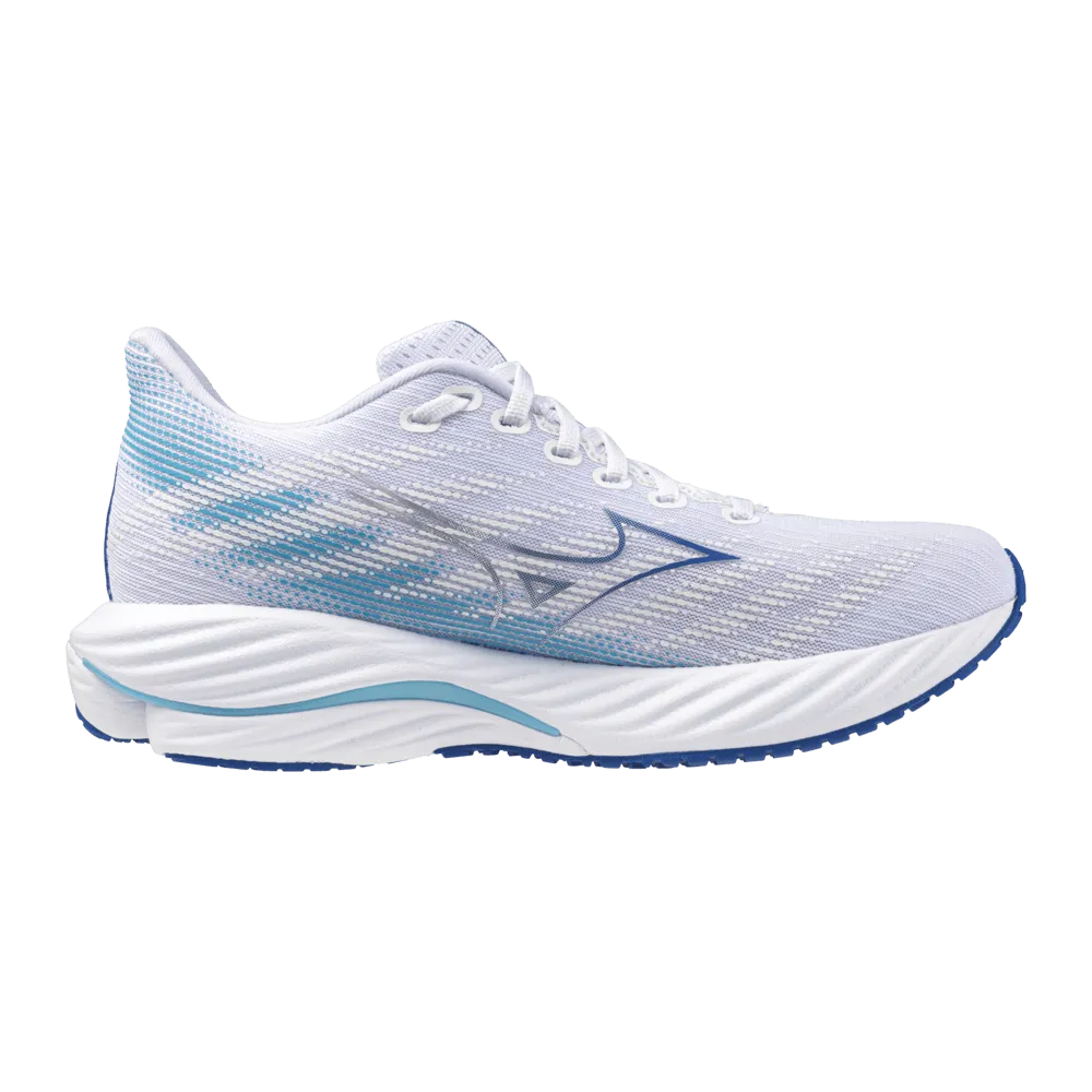 Mizuno Wave Rider 28 AW24 Men's - White/Estate Blue/Mugen Blue