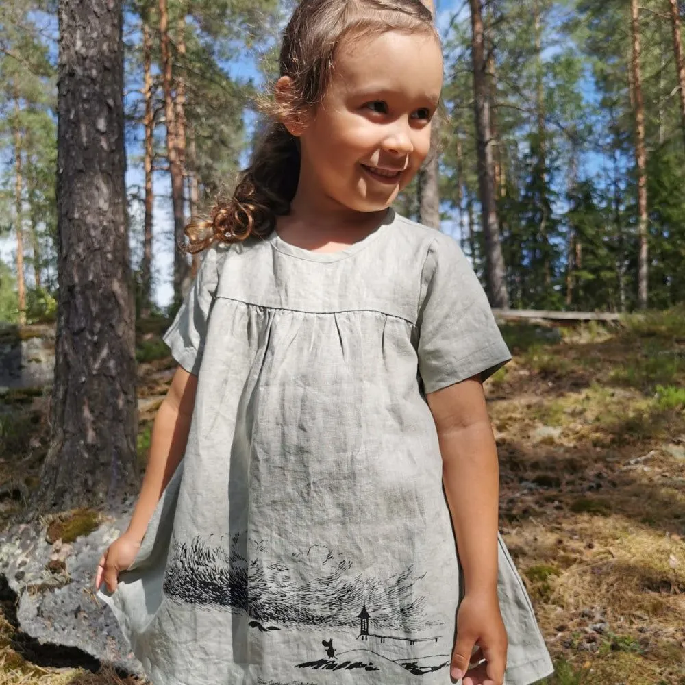 Moomin Force of Nature Kids Linen Dress - Piironki