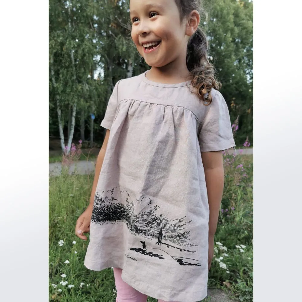 Moomin Force of Nature Kids Linen Dress - Piironki