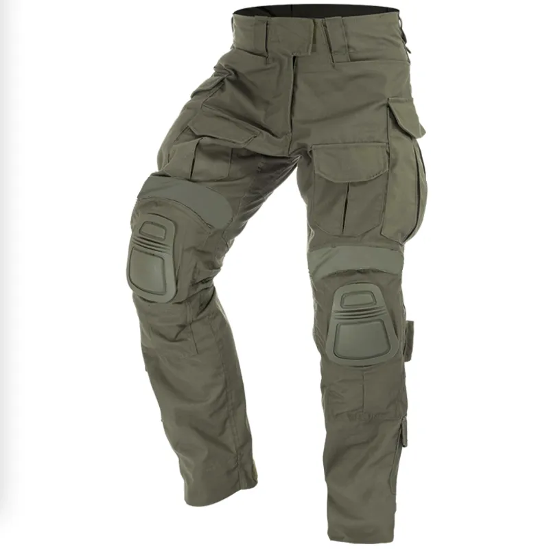 Outdoor Army Fan Camouflage with Knee Pads Men's Pants