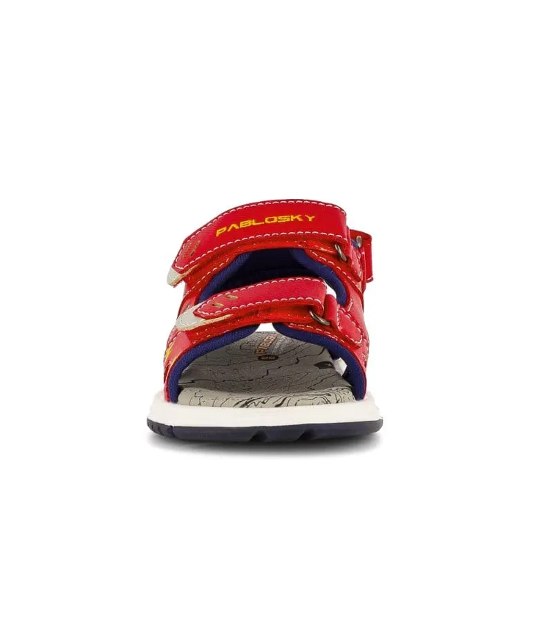 Pablosky Boys Red Sandal Open Toe - 969360