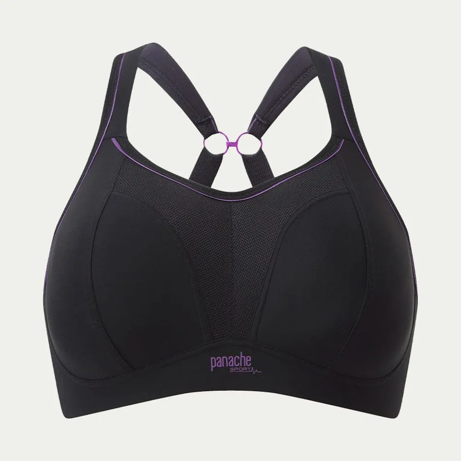 Panache Non-Wired Sports Bra Black