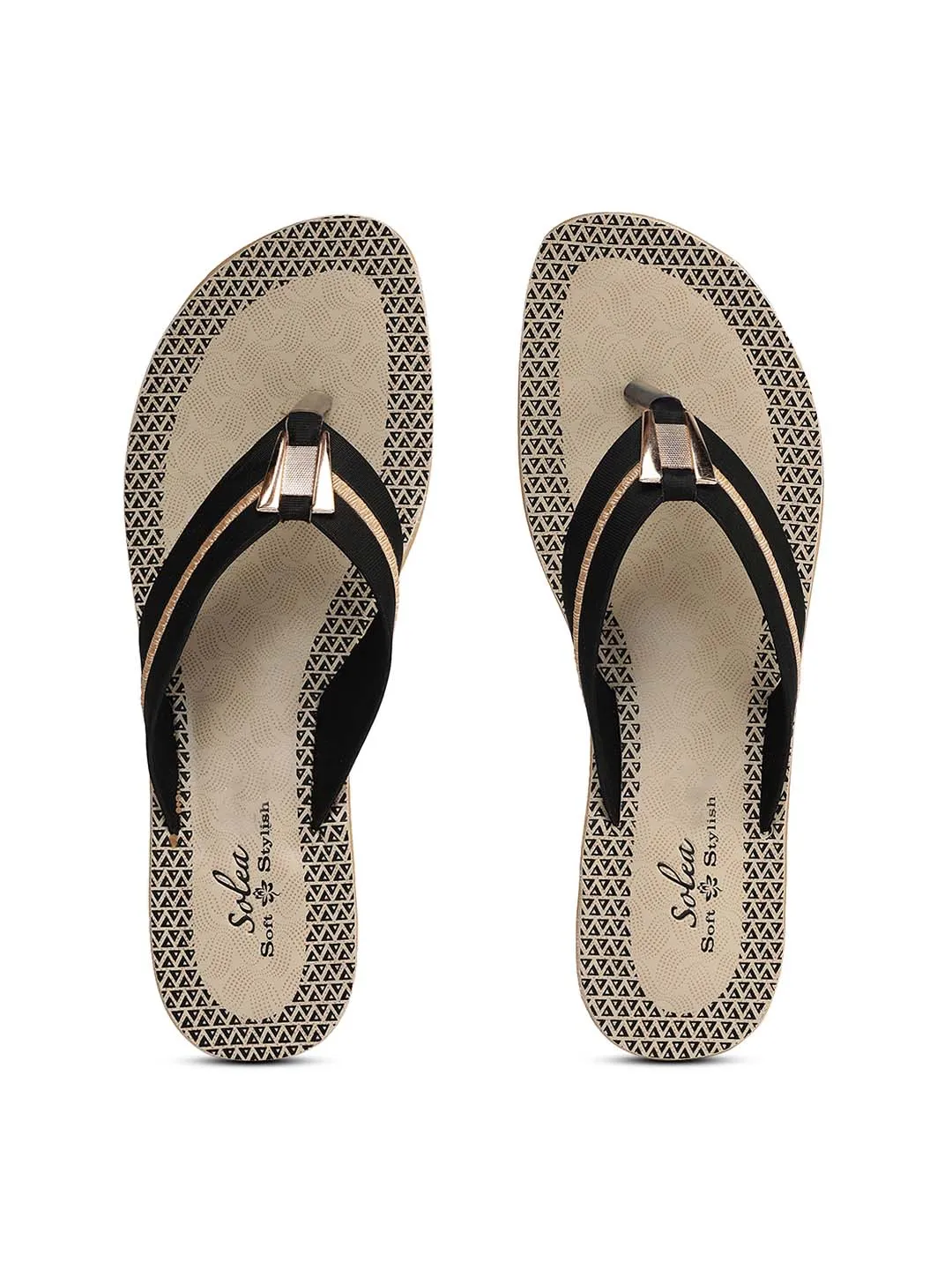 Paragon PU7834L Women Stylish Lightweight Flipflops | Comfortable with Anti skid soles | Casual & Trendy Slippers | Indoor & Outdoor