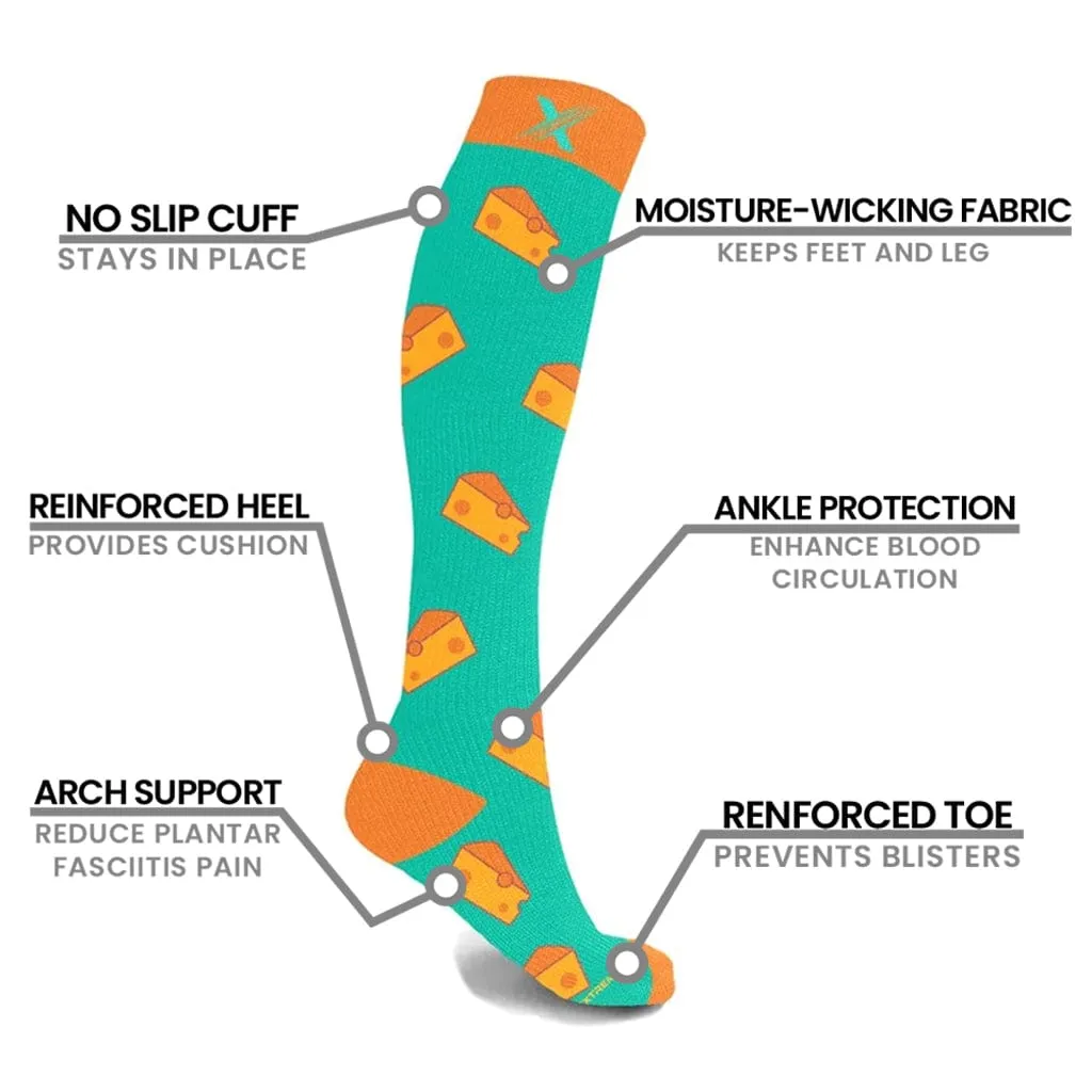 Picnic in Central Park Compression Socks (3-Pairs)