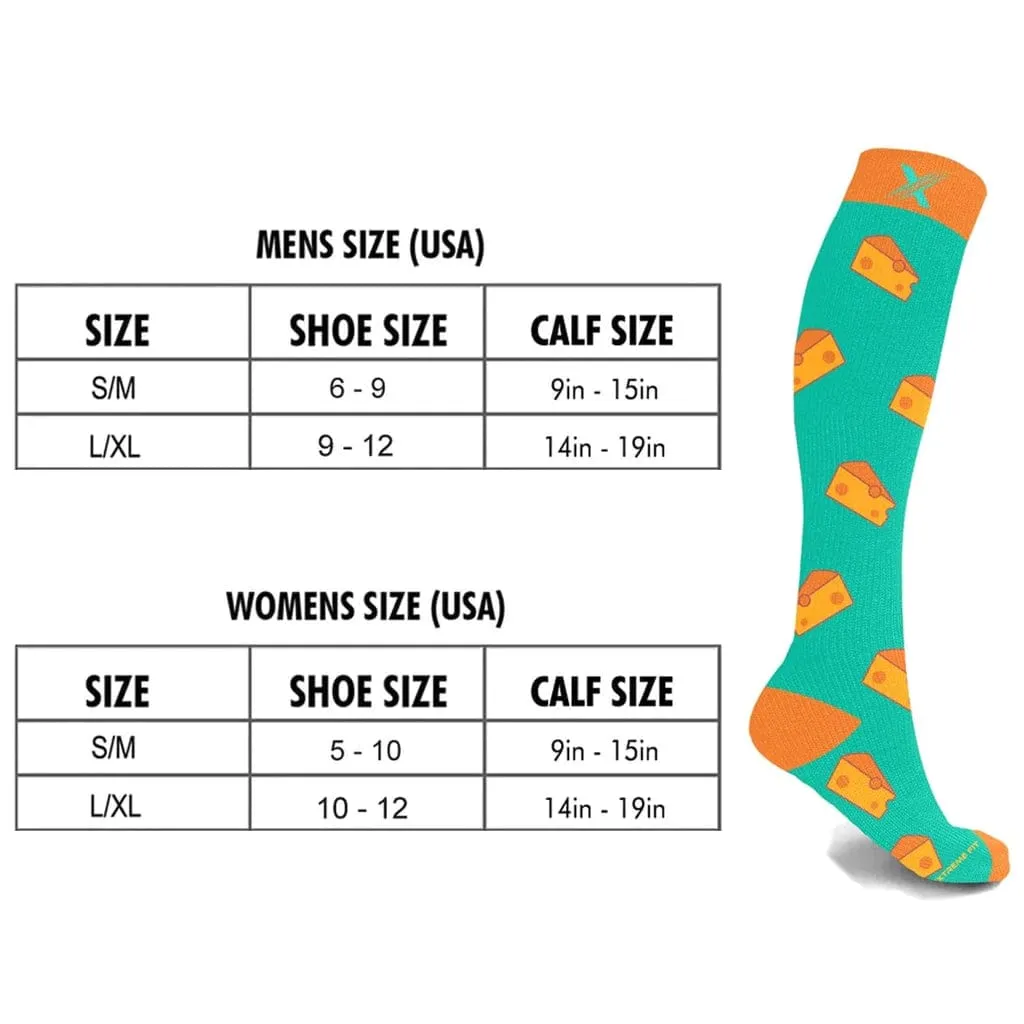 Picnic in Central Park Compression Socks (3-Pairs)