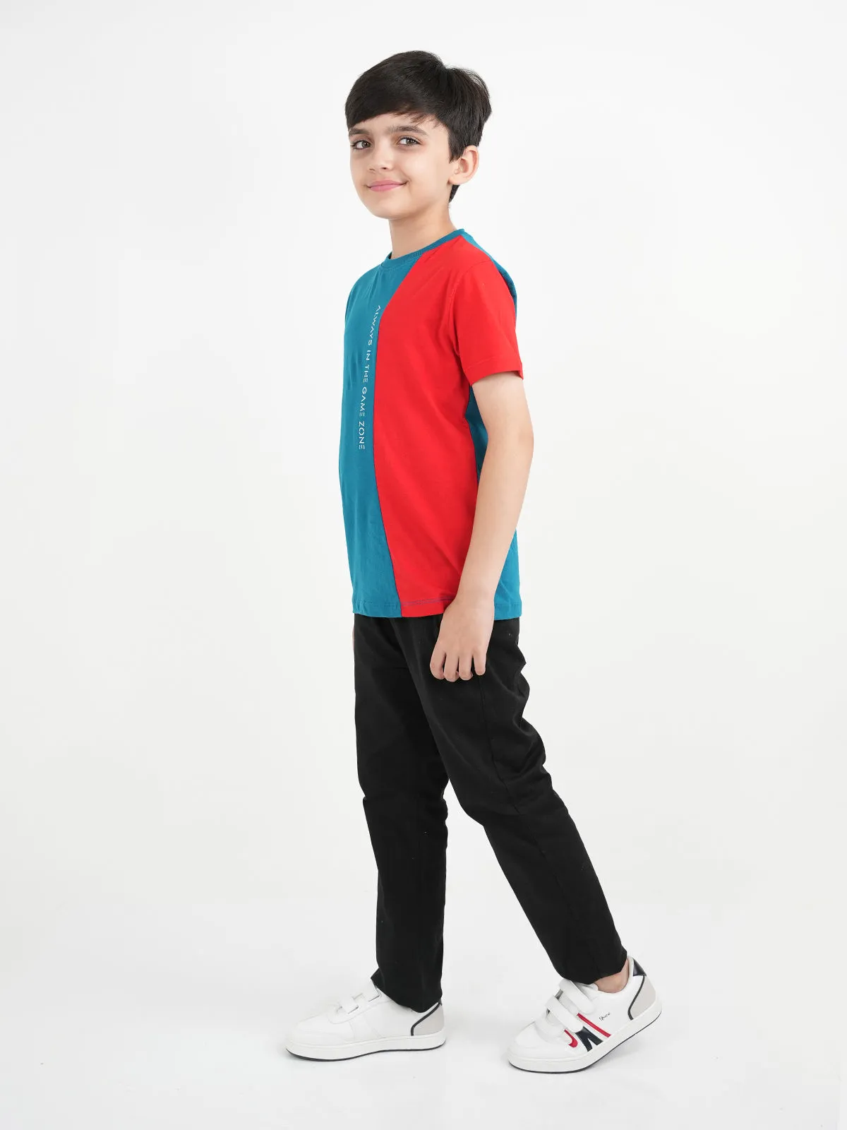 "ATUX" Kids Casual Summer Crewneck Tee Shirt