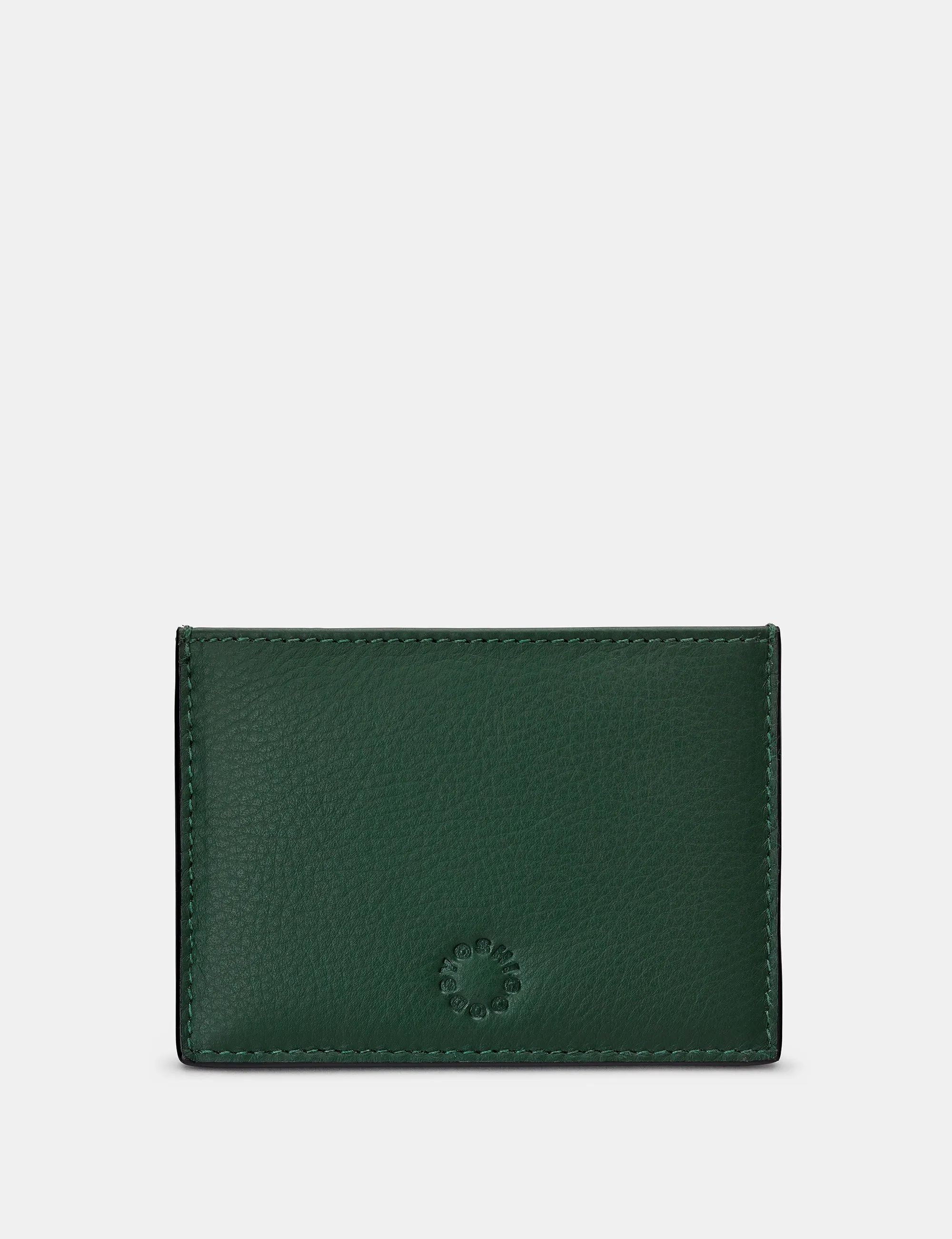 Racing Green And Brown Leather Academy Card Holder