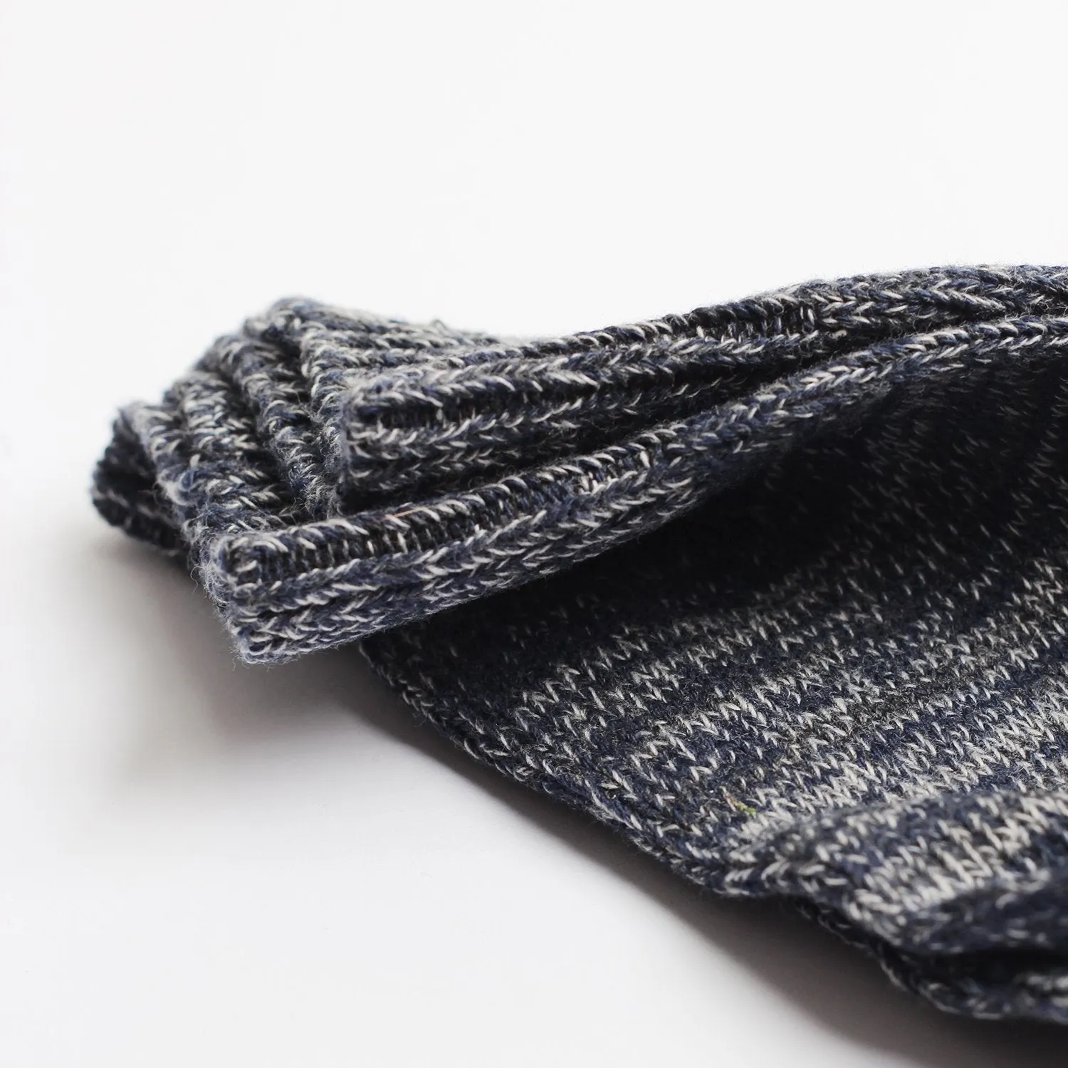 Relax Chunky Flat Knit Supermelange Navy Melange / Light Grey Melange / Charcoal Melange